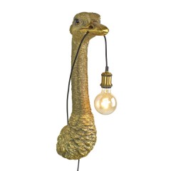 WALL LAMP OSTRICH GOLD 